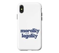 Carcasa para iPhone X/XS Moralidad sobre la legalidad Código Moral Brújula Buen Humano Sé Amable