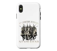 Carcasa para iPhone X/XS Motivo del Humor de Genghis Khan Imperio Mongol Horda Dorada