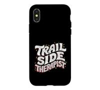 Carcasa para iPhone X/XS Mountain Biker Trail Side Therapist MTB Cycling