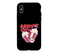 Carcasa para iPhone X/XS Movie Crew! Palomitas de maíz de película a Juego