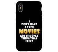 Carcasa para iPhone X/XS Movies Are The Only Thing That I Like Film Director Movie