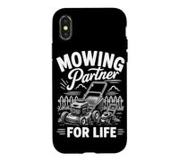 Carcasa para iPhone X/XS Mowing Partner For Life - Cortacésped Duo