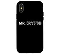 Carcasa para iPhone X/XS Mr. Crypto Matching Cryptocurrency Husband & Wife Crypto