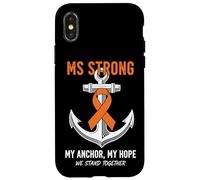 Carcasa para iPhone X/XS MS Strong Anchor Hope Guerrero Esclerosis Múltiple