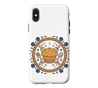Carcasa para iPhone X/XS Muffin Club Baking Breakfast Foodie Lover
