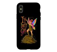 Carcasa para iPhone X/XS Mujer Mud Run Princess I'm a Dirty Girl Equipo Fairy Girls ATV