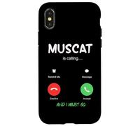 Carcasa para iPhone X/XS Muscat está Llamando y Debo IR a Omán de Viaje