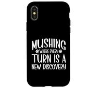 Carcasa para iPhone X/XS Mushing Donde Cada Giro es un Nuevo Descubrimiento Mushing