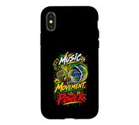 Carcasa para iPhone X/XS Music Movement Power Divertida Capoeira Roda Fighter
