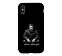 Carcasa para iPhone X/XS Música Clásica Modesto Mussorgsky Compositor Icono