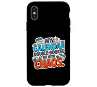 Carcasa para iPhone X/XS MY Calendar Double Booked ME with Chaos