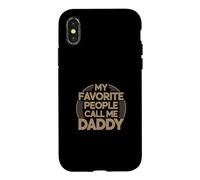 Carcasa para iPhone X/XS My Favorite People Call Me Daddy