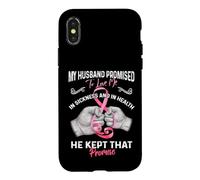 Carcasa para iPhone X/XS My Husband Promised To Love Me In Sickness and Health - Gift