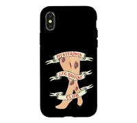 Carcasa para iPhone X/XS Mysterious Leg Bruise Club - Funny Clumsy Person