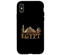 Carcasa para iPhone X/XS Mystic Egipto Pirámides Faraón Desierto África El Cairo