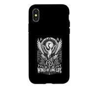 Carcasa para iPhone X/XS Mystic Grulla Alas De Larga Vida Japonesa Grace Sobrevive