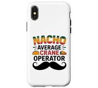 Carcasa para iPhone X/XS Nacho Average Crane Operator Sombrero Beard Cinco de Mayo
