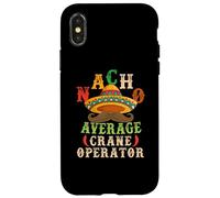 Carcasa para iPhone X/XS Nacho Average Crane Operator Sombrero Beard Cinco de Mayo