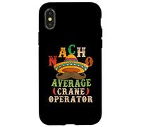 Carcasa para iPhone X/XS Nacho Average Crane Operator Sombrero Beard Cinco de Mayo