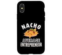 Carcasa para iPhone X/XS Nacho Promedio Emprendedor Divertido Cinco de Mayo Diversión Nachos