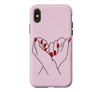 Carcasa para iPhone X/XS Nail Hustler Nail Tech Techniques Nail Boss Nail Polish Art
