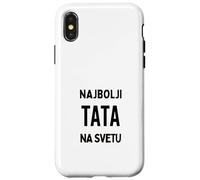 Carcasa para iPhone X/XS Najbolji Tata na Svetu Mejor papá del Mundo Serbio