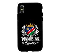 Carcasa para iPhone X/XS Namibian Queen Namibia Flag Proud Namibian Woman