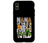 Carcasa para iPhone X/XS Nana of The Four Ever Wild - Lindo Safari Jungle para su Cuarto cumpleaños
