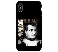 Carcasa para iPhone X/XS Napoleón Bonaparte, Retrato histórico icónico