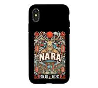 Carcasa para iPhone X/XS Nara Deer Park Spirit Heritage - Recuerdo de Viaje de Japón