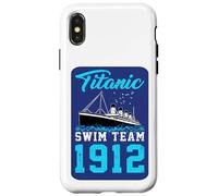 Carcasa para iPhone X/XS Natación 1912 Titanic Swim Team Nadador