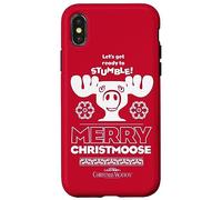 Carcasa para iPhone X/XS National Lampoon's Christmas Vacation Merry Christmoose