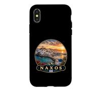 Carcasa para iPhone X/XS Naxos Grecia Viajes Portara Apolo Temple