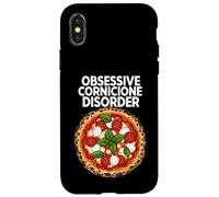 Carcasa para iPhone X/XS Neapolitan Pizza Obsessive Cornicione Disorder Chef