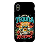 Carcasa para iPhone X/XS Necesito Tequila por Razones Funny Margarita Beach
