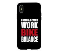 Carcasa para iPhone X/XS Necesito un Mejor Trabajo Bike Balance