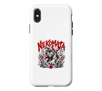 Carcasa para iPhone X/XS Nekomata Demon Cat Japanese Yokai Spirit Horror