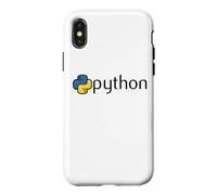 Carcasa para iPhone X/XS Nerd Python Programador de Computadoras Programa Geek Profesor de Matemáticas