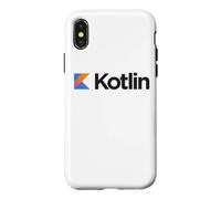 Carcasa para iPhone X/XS Nerdy Kotlin Programador Geek Programa Profesor de Matemáticas