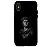Carcasa para iPhone X/XS Nero Emperador Romano Retrato Antiguo Icono de Roma