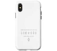 Carcasa para iPhone X/XS Neurodiversidad Discapacidad Invisible Autismo Diseño