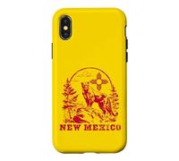 Carcasa para iPhone X/XS New Mexico Mountain Lion & Zia Outdoor Hiking