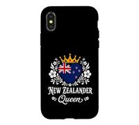 Carcasa para iPhone X/XS New Zealander Queen New Zealand Flag Proud Woman