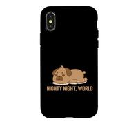 Carcasa para iPhone X/XS Nighty Night, World Pijamas Pijama