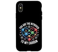 Carcasa para iPhone X/XS Nitrógeno a mi Ciencia del Carbono Amor Química