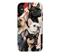 Carcasa para iPhone X/XS No Apologies Bulldog Francés Urban Streetwear
