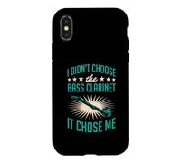 Carcasa para iPhone X/XS No elegí el Clarinete bajo Que me eligió