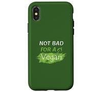 Carcasa para iPhone X/XS No está Mal para un Vegano - Vegetarianos - Entrenamiento en el Gimnasio