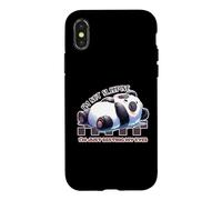 Carcasa para iPhone X/XS No Estoy durmiendo Solo descansando mis Ojos Humor Sueño