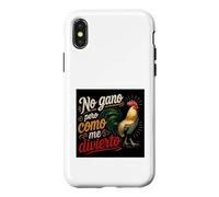 Carcasa para iPhone X/XS No Gano Pero como Me Divierto
